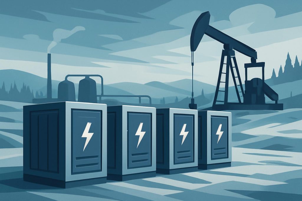 Иллюстрация к новости: EnerVenue поставит никель-водородные батареи на месторождение в Китае
