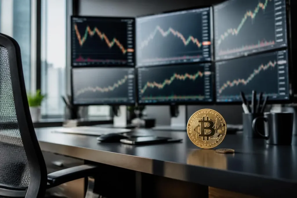 Иллюстрация к новости:Bitcoin поднялся до максимума с 23 сентября на фоне ликвидаций шортов