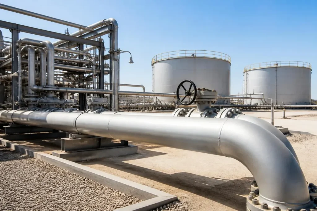 Иллюстрация к новости:Саудовская Аравия загрузила ключевой нефтепровод более чем на 80%