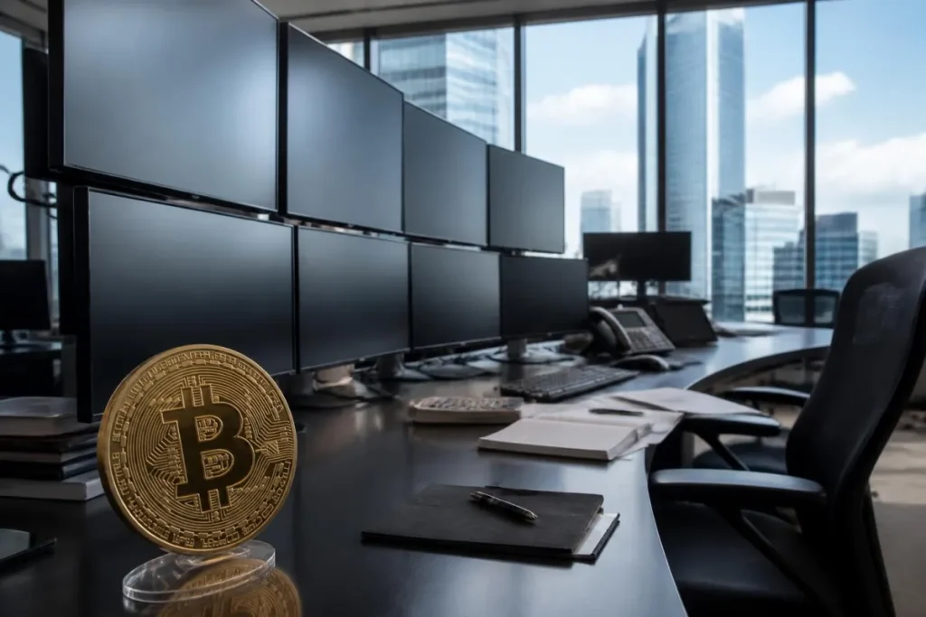 Иллюстрация к новости:Citi повысила цель по биткоину до $113 тыс., Bitwise запустила ETF на NEAR