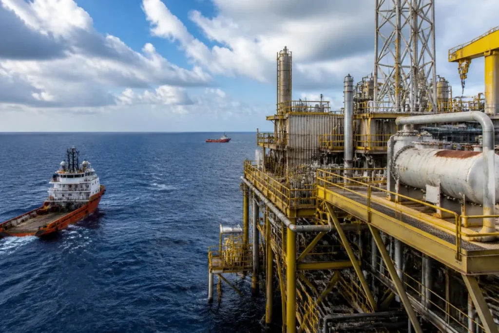 Иллюстрация к новости:Нефть слегка подорожала на фоне сообщений об Иране и остановки добычи в США